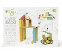 42 Piece Tegu Magnetic Wooden Block Set, Tints