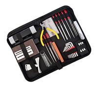 42 Pieces Guitar Repairing Maintenance Tool Kit, Haploon Guitar Setup Kit Repair Tools with Carry Bag for Guitar Ukulele Bass Mandolin Banjo