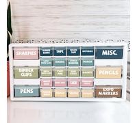 42 Pieces Teacher Toolbox Labels Boho Teacher Toolbox Labels Tool Box Storage Label Boho Classroom Decor for Back to School Teachers Classroom Organization