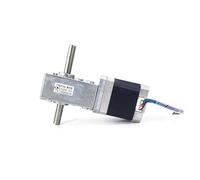 42 Stepper electronic starter with Dual Output Shaft Worm Gear Reducer, High Torque Two-Phase Four-Wire Stepper Reduction