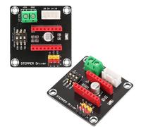 42 Stepper Motor Driver Expansion Board, 3D Printer Control Shield Module A4988 DRV8825 Motor Driver Module 12-30V for DIY Project (Pack of 2)