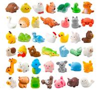 42 Stück Mini Resin Tiere - 42 Different Resin Figures, Miniature Animals for Fairy Gardens, Dollhouse Accessories, Craft and Decoration Ideas, Perfect as a Gift (Mini Figures Animals, Animal)