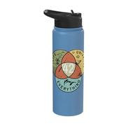 42 The Answer to Life The Universe and Everything Scientist Stainless Steel Insulated Water Bottle