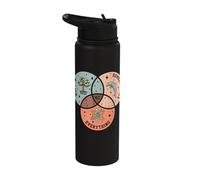 42 The Answer to Life The Universe and Everything Scientist Stainless Steel Insulated Water Bottle
