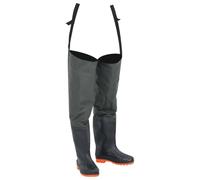 (42) vidaXL Hip Waders Adjustable Waterproof Knees Thigh Wader Dark Green Size 46