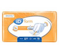 42 x iD Form Plus Long | Incontinenece Pads | 1 Pack of 42 | Incontinence Pads, Odour Control, Hypoallergenic Incontinence Pads, Highly Absorbent Pads, Anti-Leak Protection