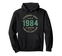 42 Year Old Bday Legend Since 1984 - Vintage 42nd Birthday Pullover Hoodie