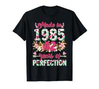 42 Years Old Gifts Women 42nd Birthday Made in 1985 T-Shirt