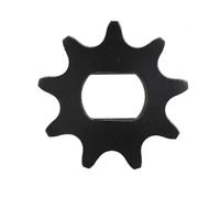 420 9T Motor Chain Sprocket 12x17mm Inner Hole Durable Steel Construction Black Speed Cutter Sprocket for Electric Bikes and Scooters (420 9T)