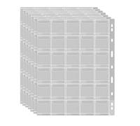 420 Coin Pockets 14 Pcs Coin Collection Pages 9-Hole Currency Protector