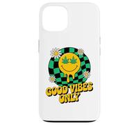 420 Good Vibes Melting Smile Weed Cannabis Retro Stoner Case for iPhone 13