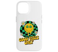 420 Good Vibes Melting Smile Weed Cannabis Retro Stoner Case for iPhone 14