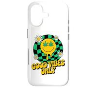 420 Good Vibes Melting Smile Weed Cannabis Retro Stoner Case for iPhone 17