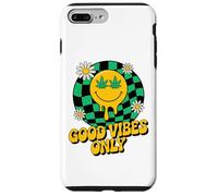 420 Good Vibes Melting Smile Weed Cannabis Retro Stoner Case for iPhone 7 Plus/8 Plus