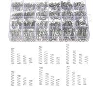 420 PCS Compression Springs Assortment Kit, 304 Stainless Steel Small Spring Set for DIY Repair Project 24 Different Sizes Mechanical Metal Mini Spring for Home DIY Automotive Repairs