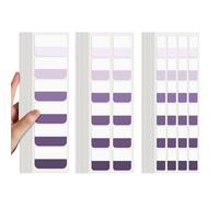 420 Pcs Pastel Sticky Index Divider Tabs Aesthetic Notebook Page Markers Self Stick Book Page Marking Tabs File Folder Binder Tab Sticker Labels Note Page Marker Flags for Reading Classifying Purple