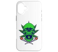 420 Weed Skull Marijuana Men Women Skulls Smoking Skeleton Case for iPhone 16 Plus