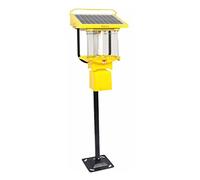 4200V Outdoor Solar Radiation Fly Trap 2 In 1 UV Fully Automatic Bug Zapper,farming Pest Control Lamp,High- Power Grid,IPX7,Mosquito Killer Lamp For Fish Pond Farm,10-40 Mu,TBD1107