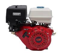 420cc 15HP Petrol Engine Replacement 25mm Horizontal Straight Shaft Engine OHV Horizontal Shaft Gas Engine Go Motor for Garden 190F,3000-3600 U/min