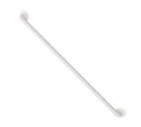 420cm White Metal Stair Railing il - Indoor/Outdoor Wall-Mounted Banister for Lofts, Bathrooms, and Staircases - Safety Guard for Steps