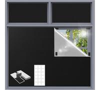 420D Blackout Blinds Stick on, 100% Blackout Curtain for Window, No Drill Blinds for Bedroom, Cut to Any Size, Portable Black Out Blinds for Travel Temporary, 12 Velcro, 18 Adhesive Tapes