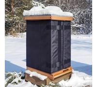 420D Oxford Bee Hive Wrap 8 Frame Windproof(1pc 24.8in) | Fits 10-frame hives, 4-layer insulation, windproof Oxford cloth, adjustable buckles, winter ready