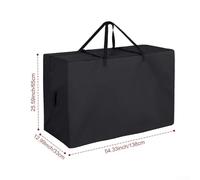 420D Oxford Cloth Folding Mattress Bag for Triple Fold Mattress, Waterproof Storage Cover for Camping Gear, RV Bedding, Blankets, Pillows an(138X33X65CM)