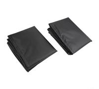420D Oxford Cloth Lawnmower Cover for Robotic Models with Compact Fold Design and Side Carry Handles (2pcs)