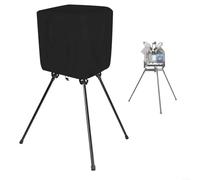 420D Oxford Cloth Pitching Machine Cover, Waterproof and Dustproof Outdoor Protector for Softball Equipment, Fits 79 x 74 x 86 cm, Black(Black)