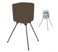 420D Oxford Cloth Pitching Machine Cover, Waterproof and Dustproof Outdoor Protector for Softball Equipment, Fits 79 x 74 x 86 cm, Black(Brown)