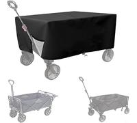 420D Oxford Cloth Waterproof Pull Along Trolley On Wheels Cover Outdoor Cart Cover For Folding Garden Wagon Utility Wagon Cart