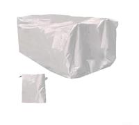 420D Oxford Folding Garden Cart Cover - Waterproof, UV-Resistant & Tear-Proof Tarp for Outdoor Camping, Picnic & Shopping Trolleys (97x61x56 cm)(Silver)