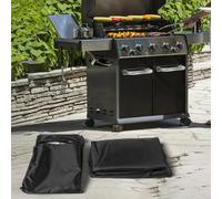 420D Oxford Grill Cover with Adjustable Straps to Keep It Secure in Strong Winds (82x66x110cm)
