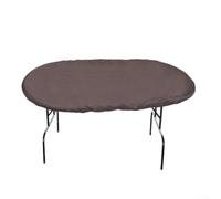 420D Oxford Oval Game Table Cover Rain for proof 420D Oxford(Coffee)