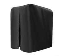 420D Oxford Power Tower Dip Station Cover, Black Waterproof Outdoor Gym Equipment Covers with Drawstring for Home Gym Workout Equipment