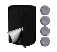 420D Oxford Tire Protector with Triple Layer Coating for Indoor Outdoor Car Motorcycle Use Multiple Size Oxford Fabric Tire Cover with Zippers for Protections Waterproof Protector Cover Multiple Size