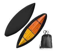 420D Thickened Kayak Canoe Cover, Waterproof Durable Canoe Storage Dust Cover UV Protection Sunblock Shield for Fishing Boat/Kayak/Canoe/Paddle Board