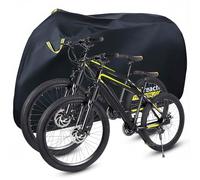 420D Waterproof Bike Covers for Outside Storage, Bicycle Covers For 2 Bikes | Anti-Rain, Snow, Dust, Uv, Security Lock Hole, Storage Bag, Bike Storage Cover For Mountain Road Electric Heavy-Duty Bike