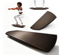 420lbs Wood Balance Board, Anti Fatigue Rocker Board for Standing Computer, 3D Curve Design for Core Strength and Physical Therapy, Balance Trainer for Surfing or
