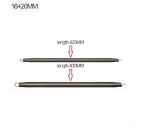 420mm PVC Pipe Bender Wire with 4-Point Spring for Manual Bending of Tubing 90 Degrees or More, Heavy Duty Curve Spring Tool for Home Workshop and(16+20MM)