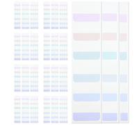 420pcs Colorful Sticky Tabs Paper PET Adhesive Reading Markers | Overlay, One-end Adhesive Backing, for Binders and Planners, Classroom Study Support
