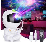 422 Store Astronaut Galaxy Projector Night Light with Remote Control - Classic Design (Guitar White)