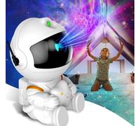422 Store Astronaut Galaxy Projector Night Light with Remote Control - Classic Design (Star Pillow Astronaut: White)