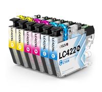 422XL Ink Cartridges Replacement for Brother LC422 LC422XL LC422XLVAL Multipack Compatible with Brother MFC-J5340DW MFC-J5345DW MFC-J5740DW MFC-J6540DW MFC-J6940DW (2 Cyan 2 Magenta 2 Yellow)