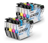422XL Ink Cartridges Replacement for Brother LC422 LC422XL LC422XLVAL Multipack Compatible with Brother MFC-J5340DW MFC-J5345DW MFC-J5740DW MFC-J6540DW MFC-J6940DW (2 Cyan 2 Magenta 2 Yellow)
