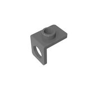 42446 Clothing Minifig Neckwear Bracket [One Stud] 50 Pieces GDS-1165 Compatible with Lego Building Blocks Color:Dark Bluish Gray