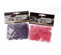 425-0219 Lincoln Plaiting Bands Various Colours (Pink) by LINCOLN