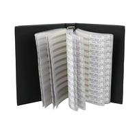 4250Pcs 170 Value 0603 SMD Resistor and Capacitor Sample Book SMD Resistor Sample Book Passive Components for Making Small Experiments