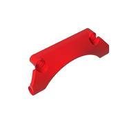 42531 Technology Decoration Technic Panel Car Mudguard Arched 3x9x2 10 Pieces GDS-1518 Compatible with Lego Building Blocks Color:Red