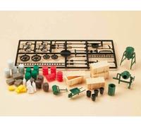 42556 AUHAGEN HO SET LOADS VARIOUS GOODS 59 PIECES AS IN PHOTO